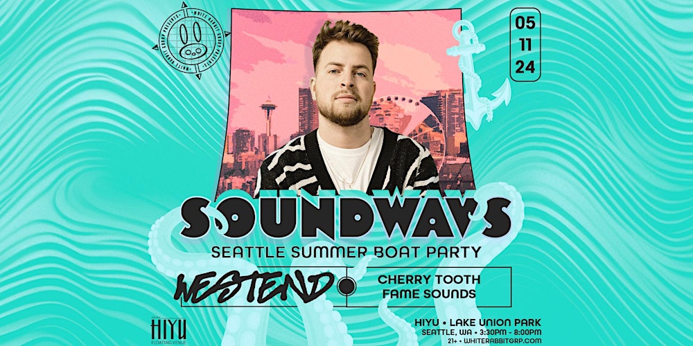 Dive into the electrifying atmosphere of SOUNDWAVS, featuring headliner Westend, brought to life by White Rabbit Group.