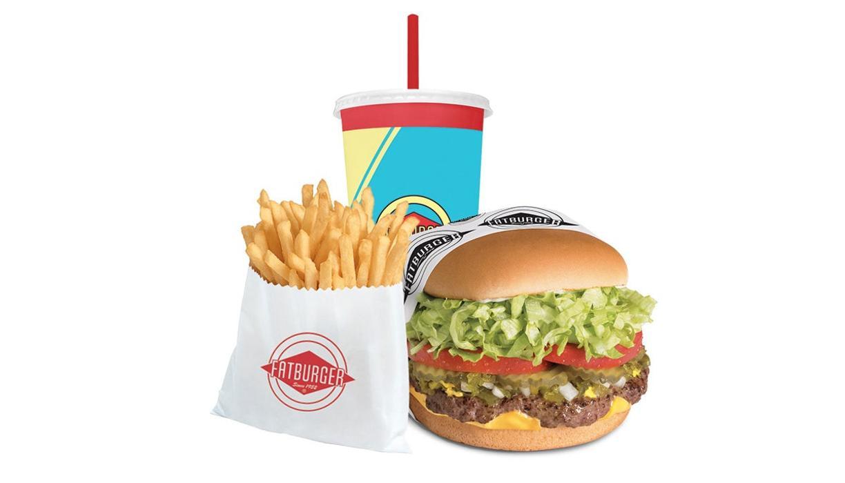 Savor the flavor of a Large Fatburger Meal, a testament to fresh ingredients and customized delight.